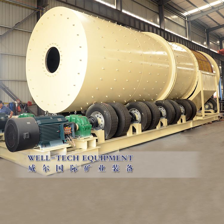 Lave kolan labou Alluvion Gold lave machin Rotary Scrubber Trommel